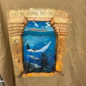 Licensed Atlantis Paradise Island Bahamas Short Sleeve T-Shirt Size XXL. Cotton.